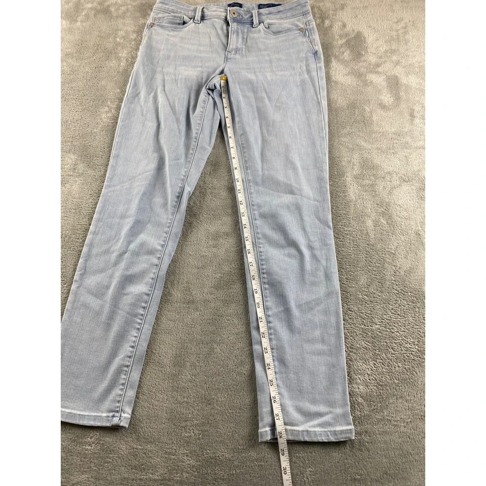 J.Jill Denim Authentic Fit Slim Ankle Jeans Light Wash Womens Size 4 Blue